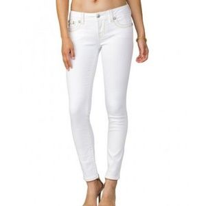 Miss Me White Skinny Jeans